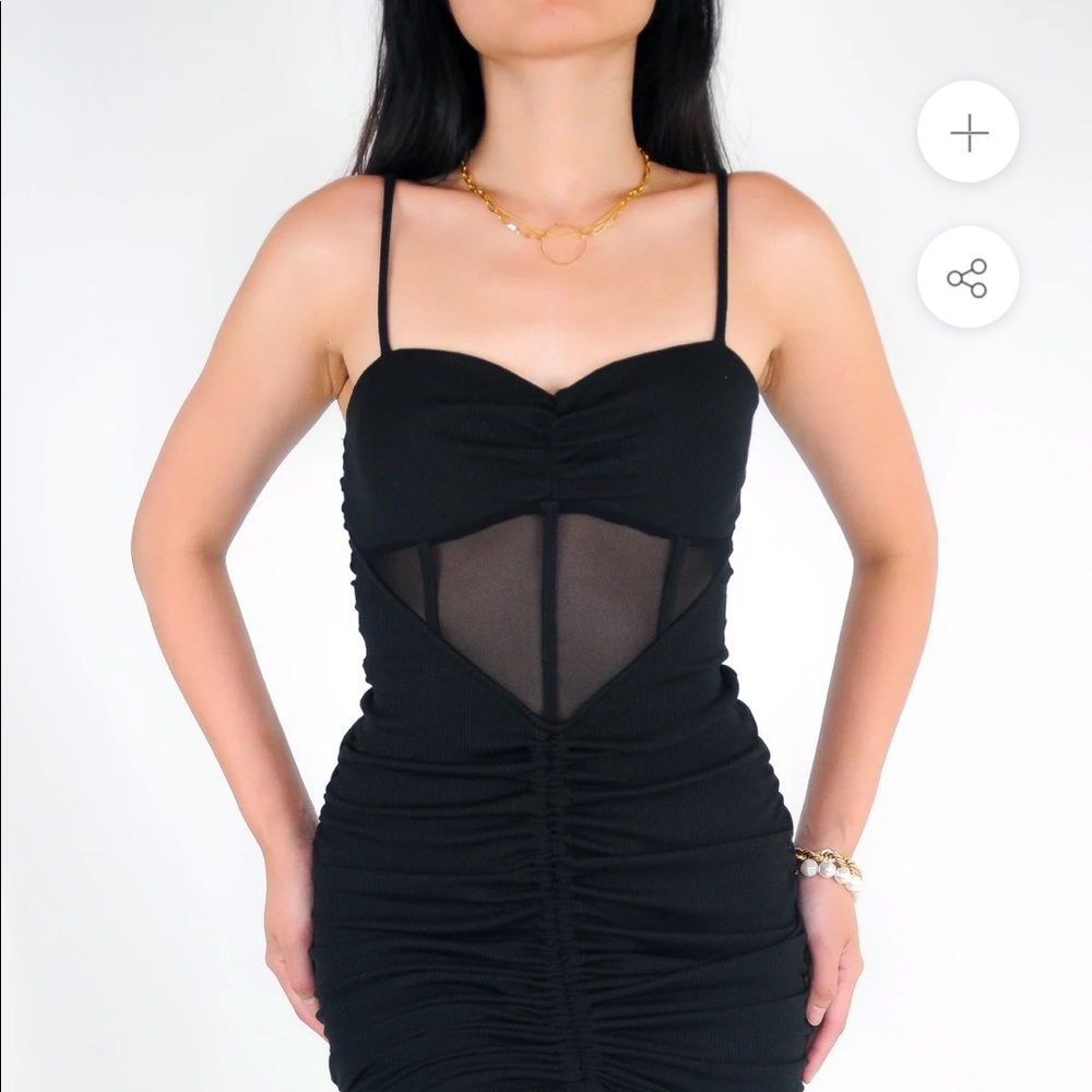 Black, corset inspired dress. Isabella dress from MyPheme